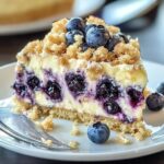 Weight Watchers-Friendly Blueberry Cheesecake Crumb Cake