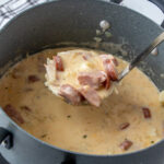 Creamy Sausage, Potato, and Sauerkraut Soup