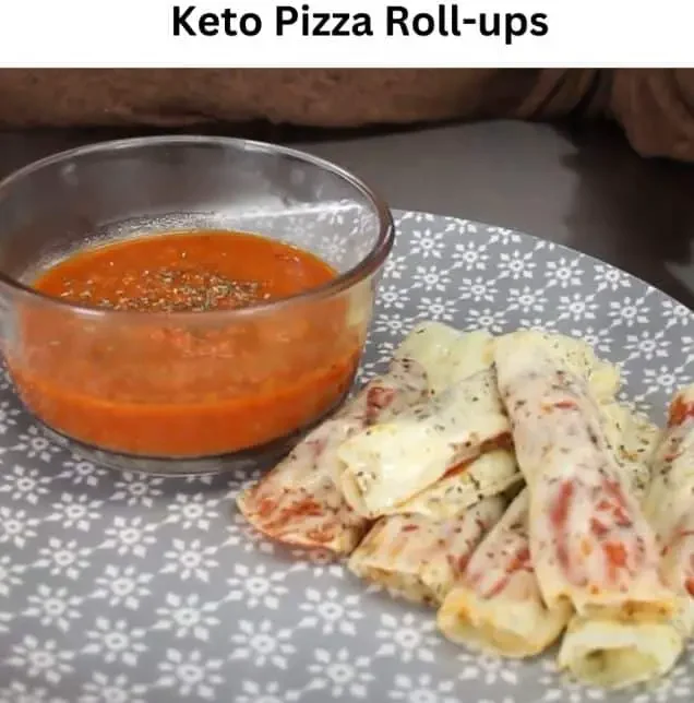 Keto Pizza Roll-ups