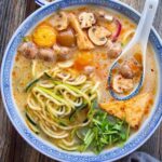 Tom Yum Soup with Zucchini Noodles Recipe