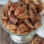 4 Ingredient Vegan Candied Pecans