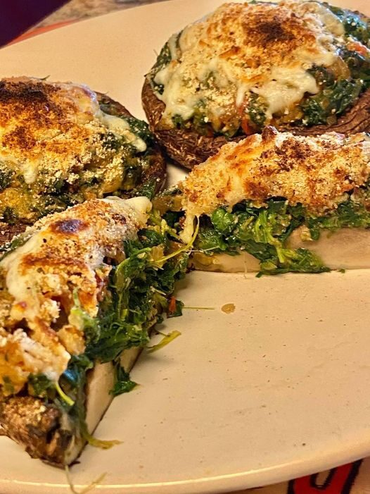 Vegan Stuffed Portobello Mushrooms
