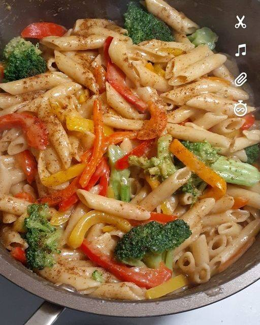 Vegan Rasta Pasta with Broccoli Recipe: