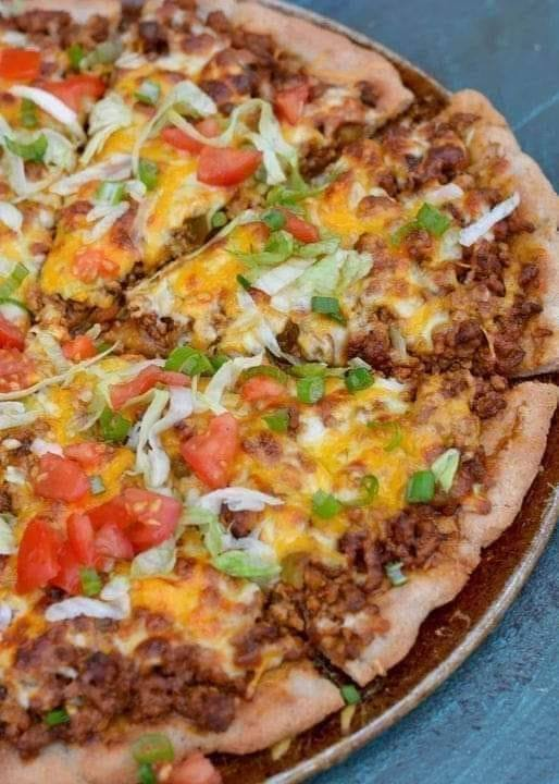 Keto Taco Pizza