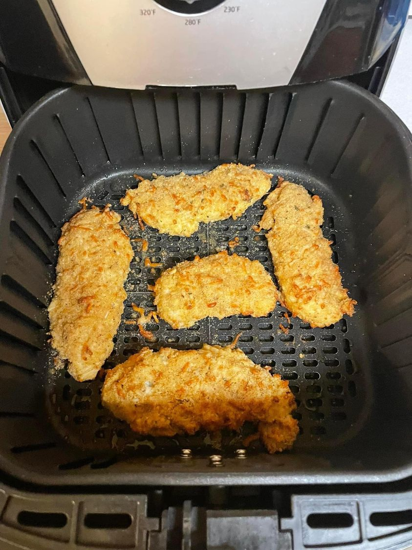 Air Fryer Parmesan Garlic Chicken Tenders Recipe: