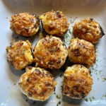 Air Fryer Stuffed Mushrooms: