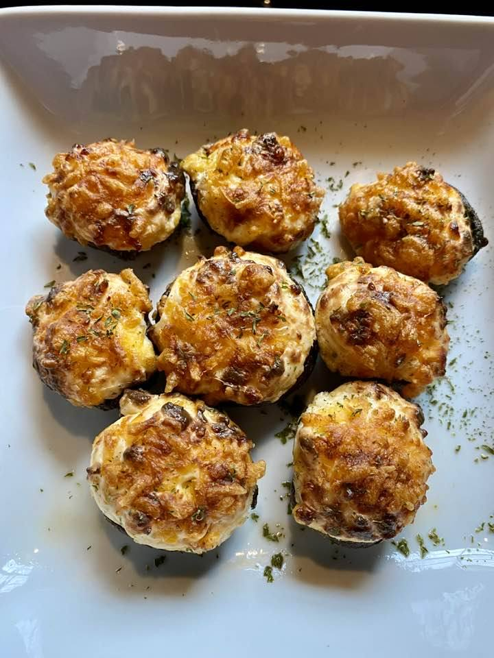 Air Fryer Stuffed Mushrooms: