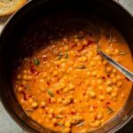 Creamy Chicken and Chickpea Soup with Rosemary & Garlic Recipe