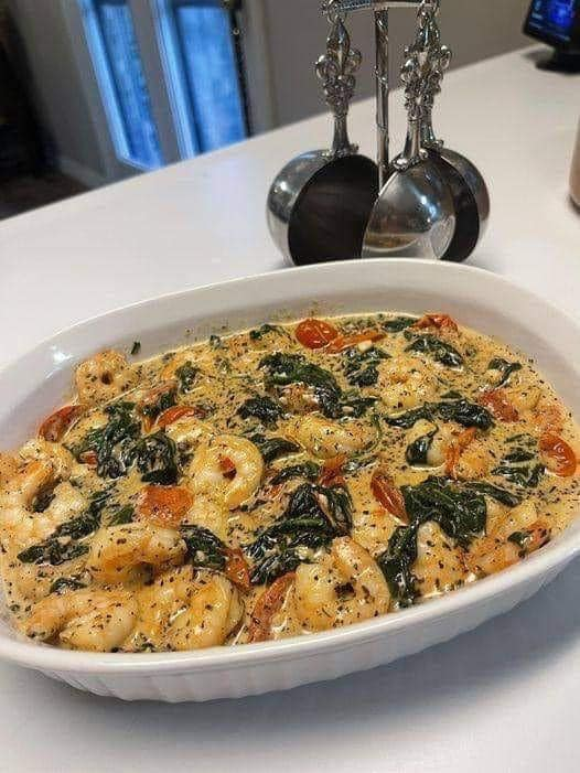 Weight Watchers Creamy Tuscan Shrimp Pasta