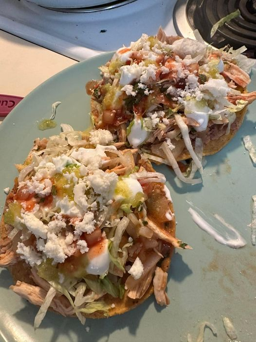 WW Loaded Chicken Tostadas Recipe