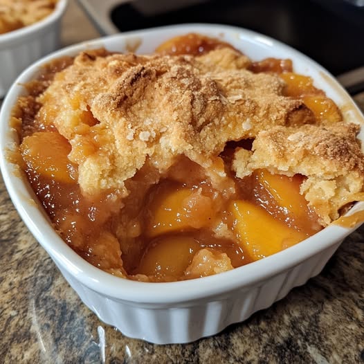 Vegan Peach Cobbler