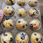 Blueberry muffins