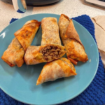 cheeseburger egg rolls