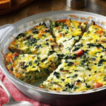 Crustless Spinach Quiche