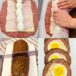 Keto Egg Stuffed Meatloaf