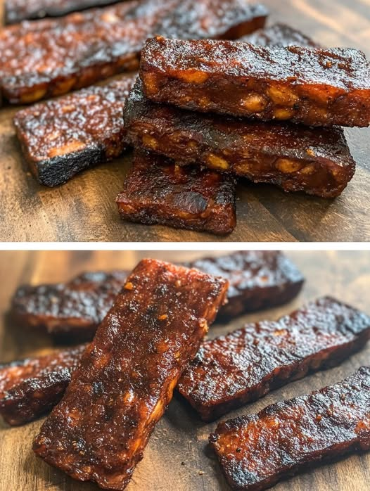 Vegan Smoky Tempeh Bacon