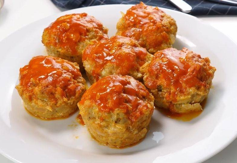 Keto Chicken Meatloaf Cups