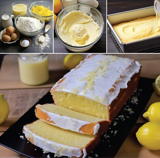 Keto lemon pound cake with cream cheese