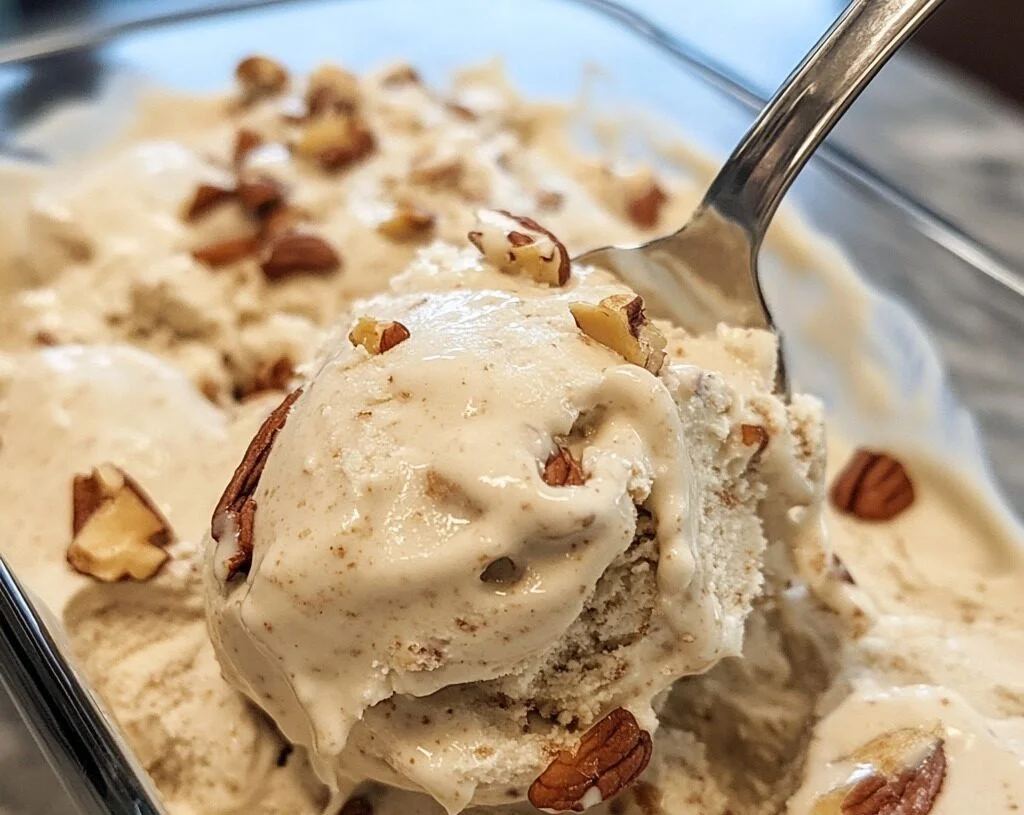 Butter Pecan Keto Ice Cream