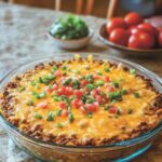 Taco Pie (Weight Watchers-Friendly, 4 Points) Weight Watchers-friendly taco pieWeight Watchers-friendly pie