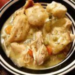 Keto Crockpot Chicken and Dumplings