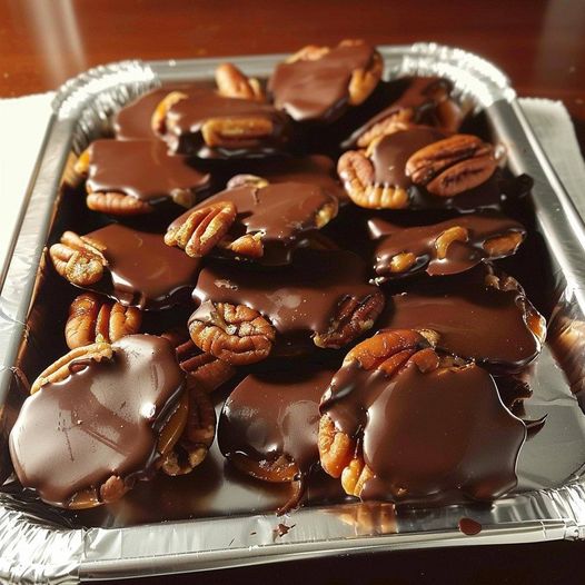 Turtle Candy with Pecans and Caramel – Weight Watchers Version