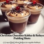 Low-Point Christmas Chocolate Kahlua & Baileys Pudding Shots