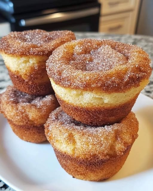 Keto Mini Cinnamon Sugar Muffins