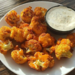 Keto Buffalo Cauliflower Bites