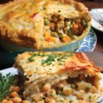 Chickpea and potato pot pie