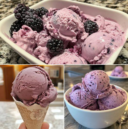 Keto Black Berry Ice-Cream