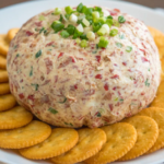 Keto creamed chipped beef cheese ball