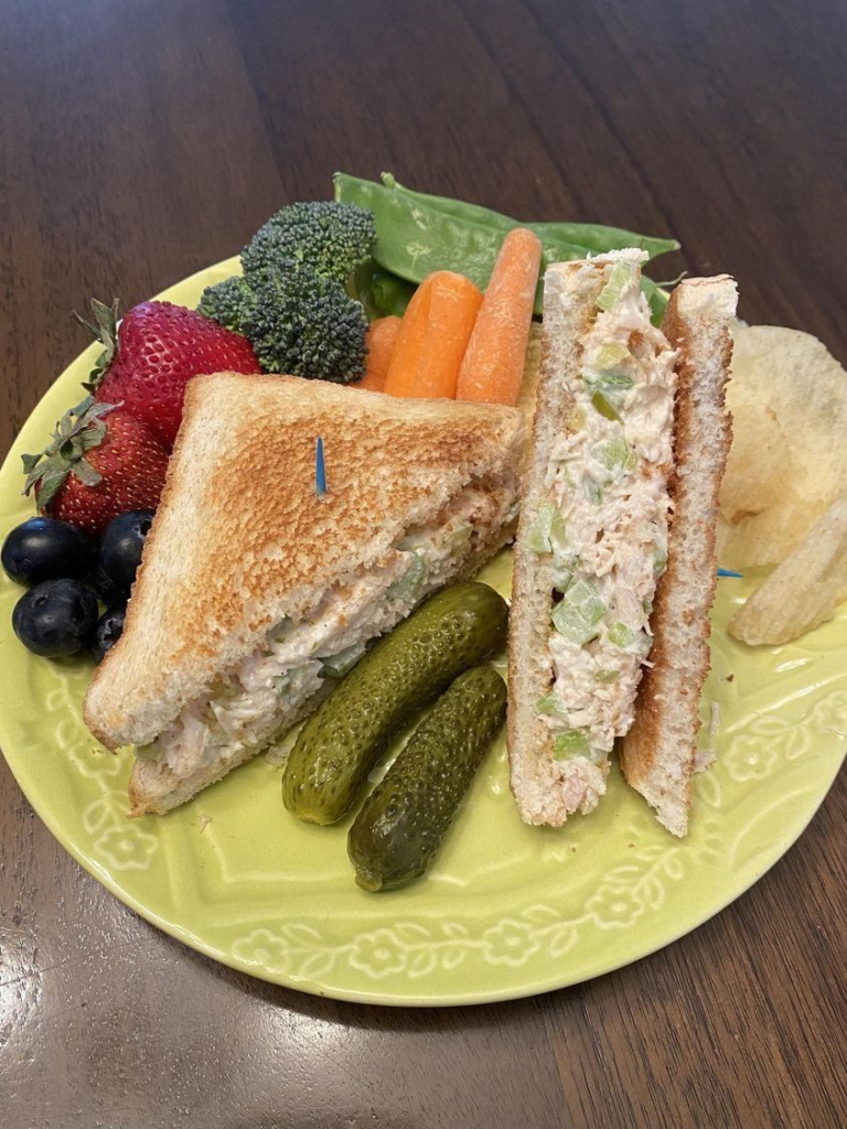 A Chicken Salad Sandwich