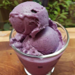 Vegan Blueberry Yogurt Ice Cream