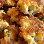 Keto Cheesy Chicken Fritters