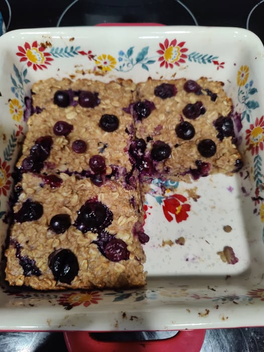 baked blueberry oatmeal