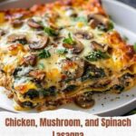 Chicken, Mushroom, and Spinach Lasagna😎👌 ❤️ by Renato Lopes