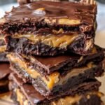 Keto Snickers Brownies