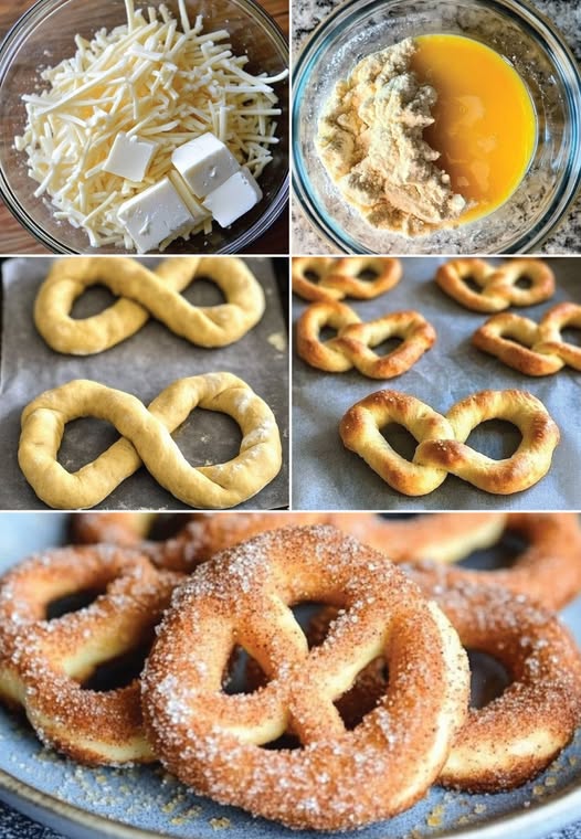 Keto Cinnamon Pretzels