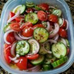 Marinated Tomato and Cucumber Salad