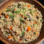 Vegan Pearl Couscous with Vegetables