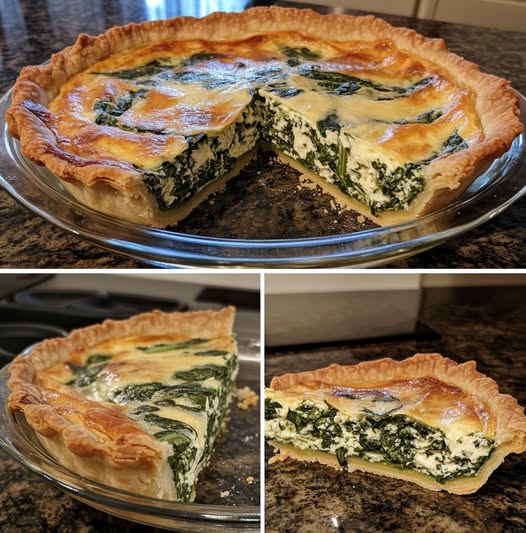 Vegan Spinach and Ricotta Quiche