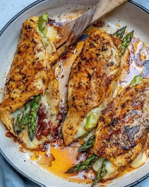 Asparagus Stuffed Chicken Breast