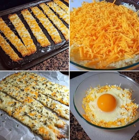 Keto Cheesy Garlic Breadsticks