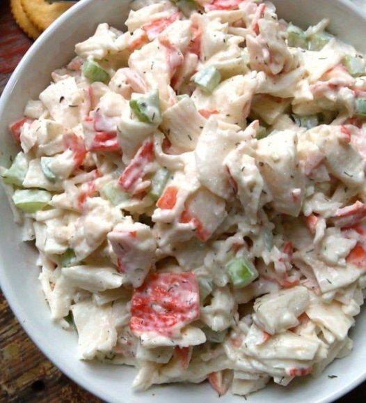 Keto / Low Carb SeafoodSalad Recipe