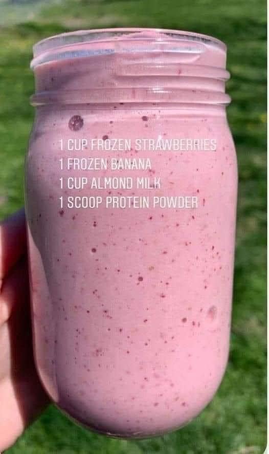 Low Point Strawberry Banana Protein Smoothie