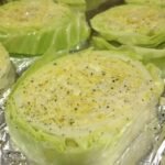 Baked cabbage steaks