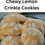 Weight Watcher Chewy Lemon Crinkle Cookies