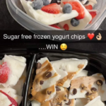 Protein-Packed Delight: Sugar-Free Frozen Yogurt Bark