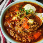 Weight Watchers-friendly Cheesy Taco Soup